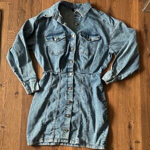 HM Divided Blue Denim dress NWOT